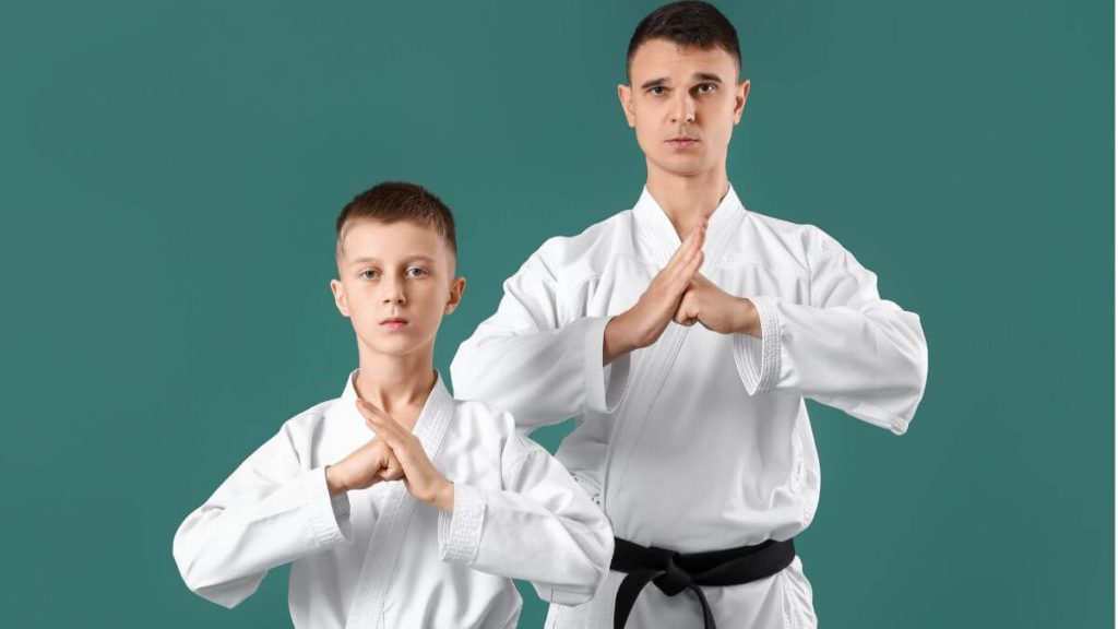 Karate Students Learn Tang Soo Do Forms